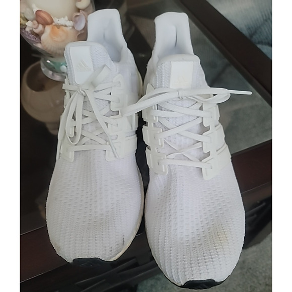 adidas Men's UltraBoost 4.0 DNA Cloud Triple White Sz 14 Running Sneakers - Picture 2 of 14